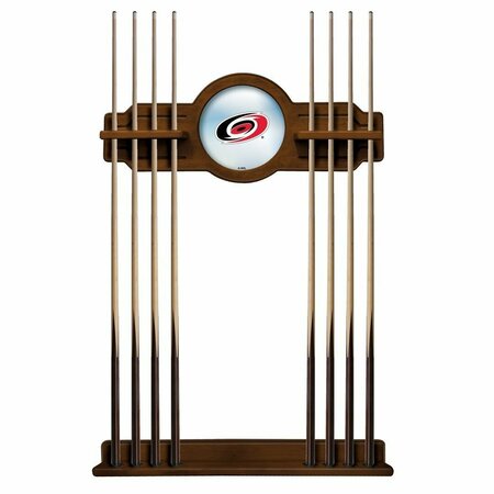 HOLLAND BAR STOOL CO Carolina Hurricanes Cue Rack in Chardonnay Finish CueChrdCarHur